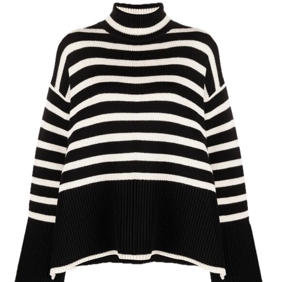 Toteme Signature Stripe Knitted Jumper - Picture 1 of 4